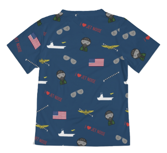 Tailhook Kids Pilot & NFO Custom Printed T-shirt